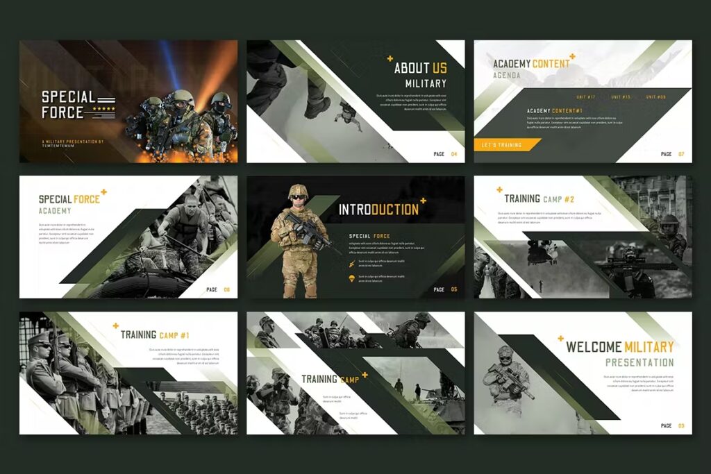 Special Force - PowerPoint Template – MasterBundles