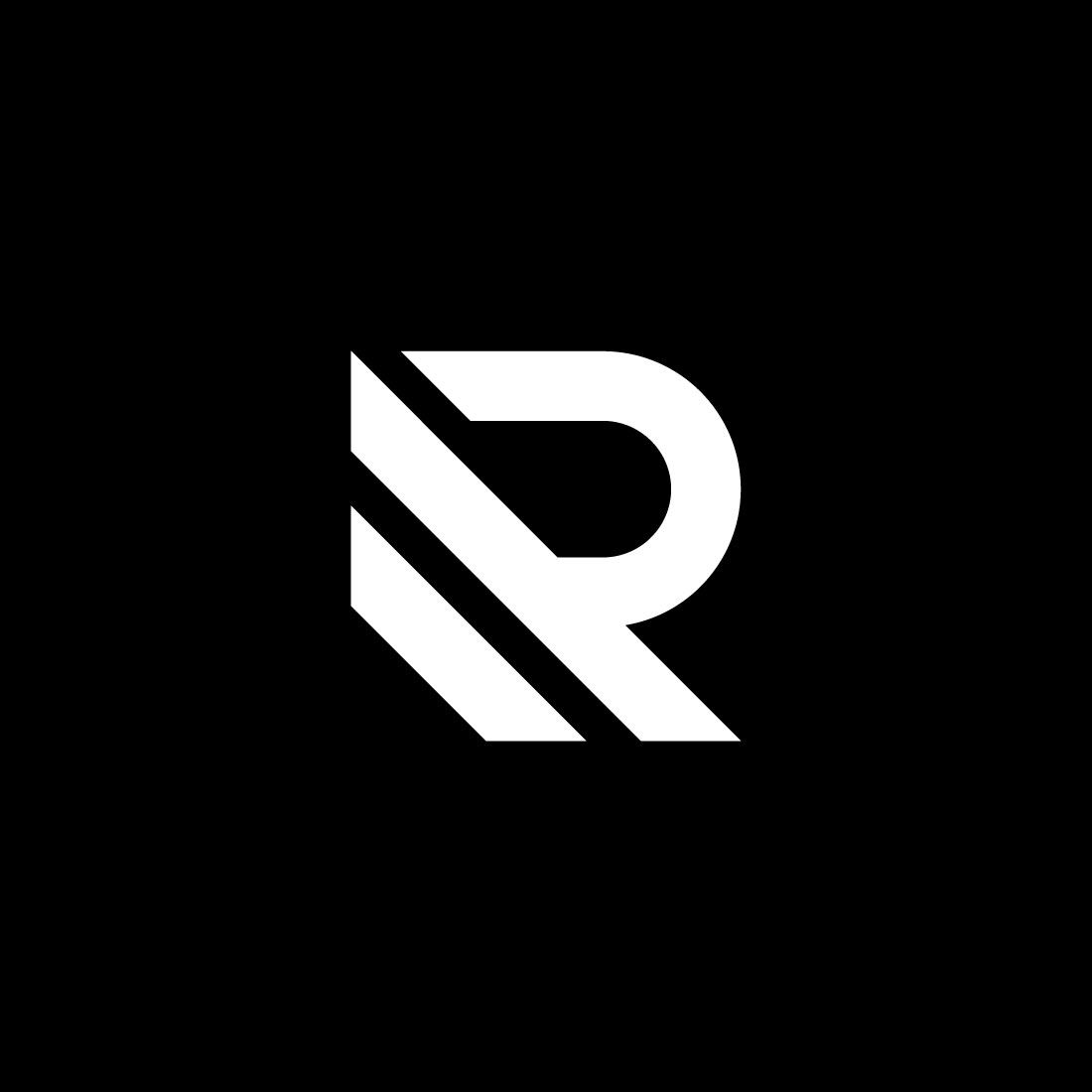 Simple R Logo Design cover image.