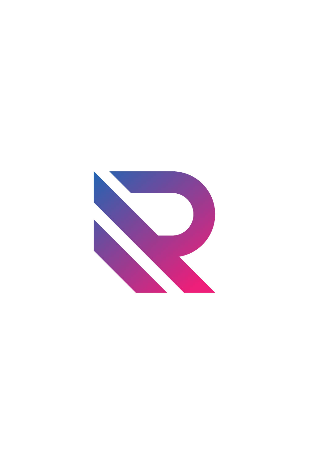 R Logo Design Pinterest image.