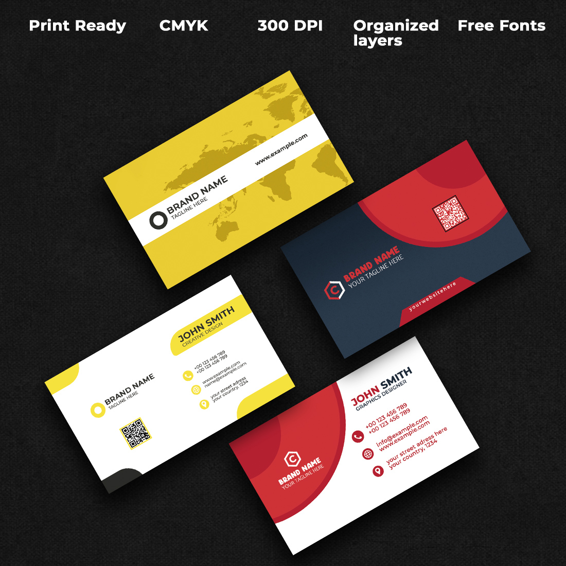 Creative Business Card Print Ready cover image.