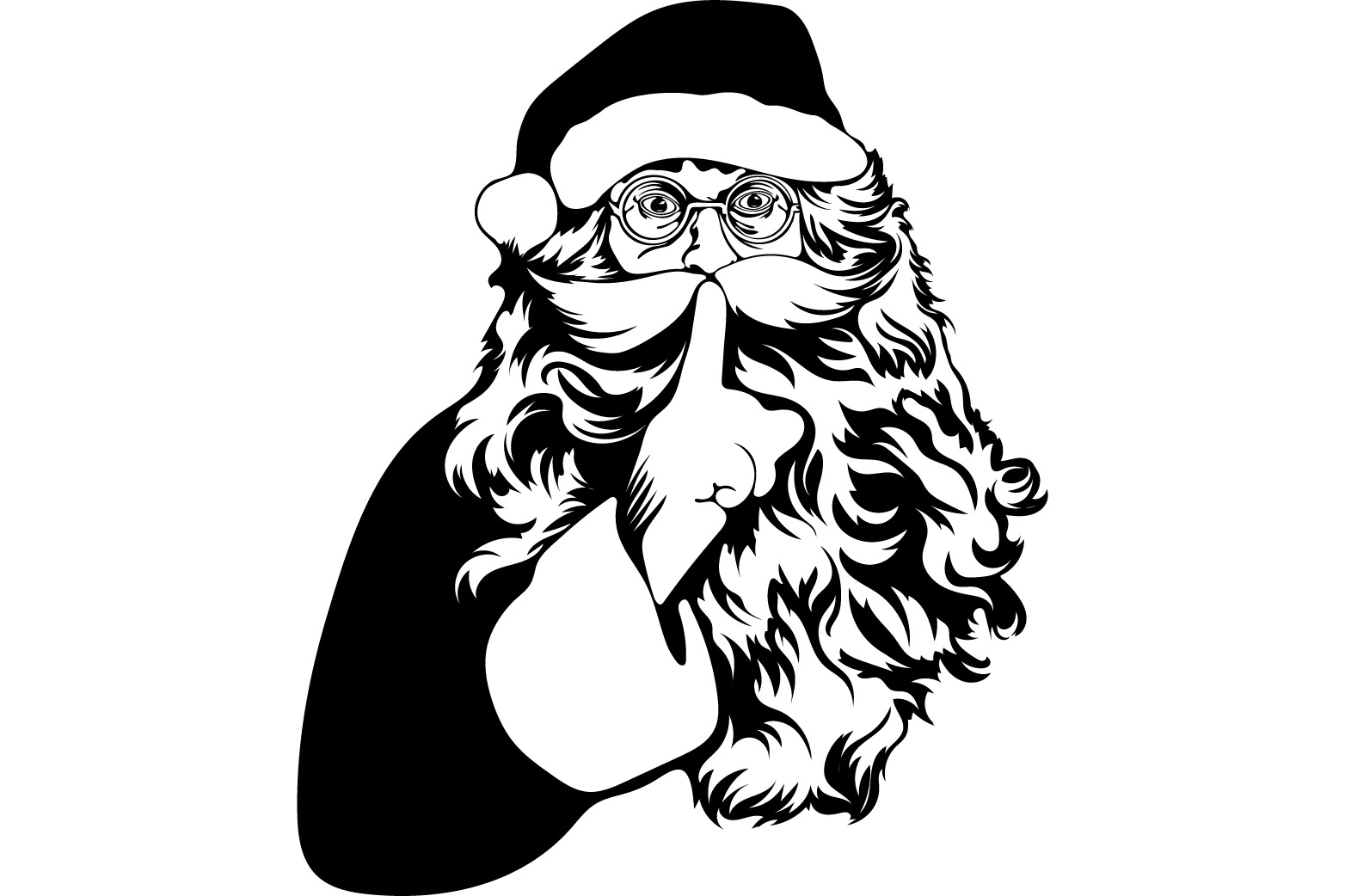 Santa Claus Svg Design - MasterBundles