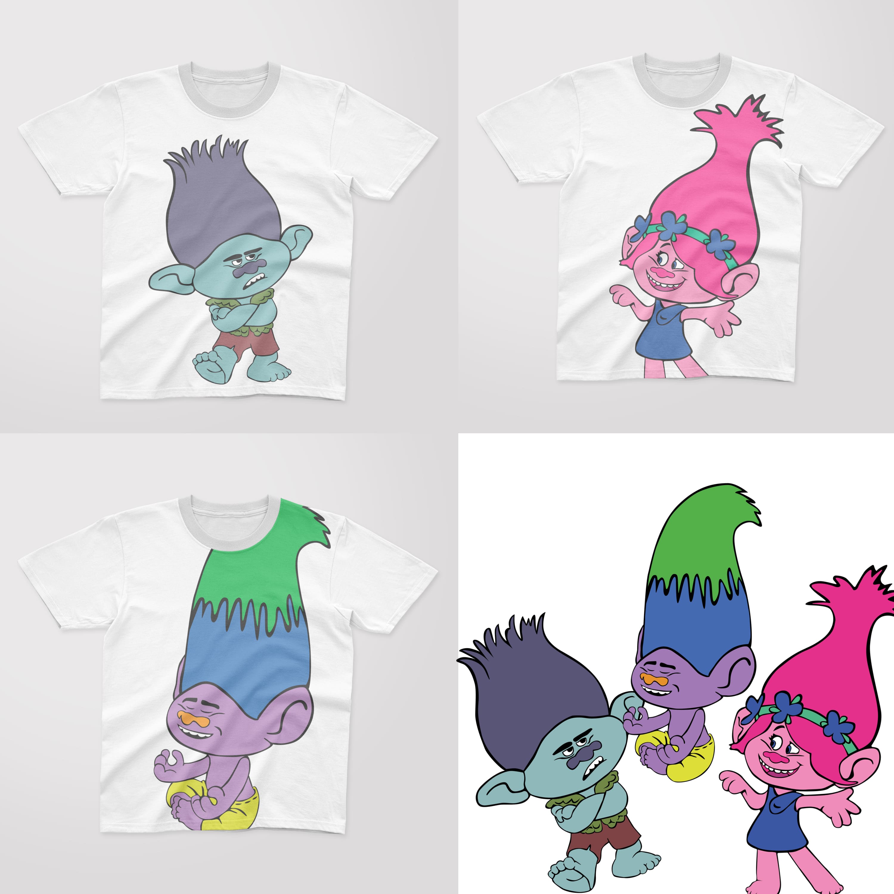 Preview 3 Troll Shirt Designs Cover.