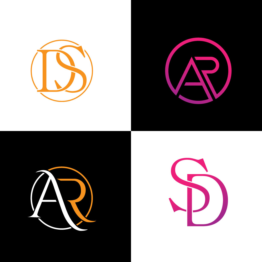 Logos Templates Design Bundle cover image.