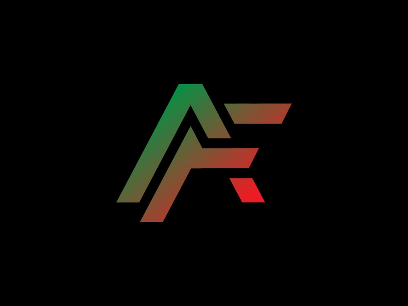 AF Logo Letters Design Graphics preview image.
