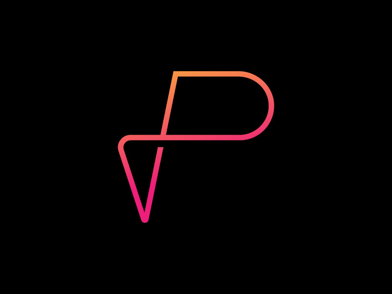 Logo P Letters Design Graphics preview image.