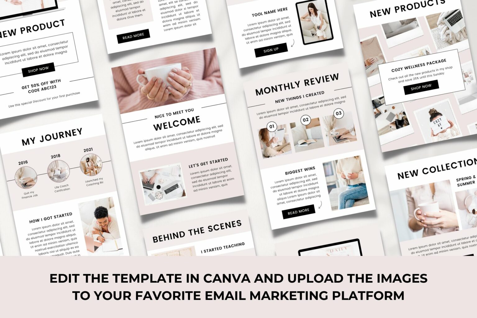 Email Marketing Canva Templates – MasterBundles