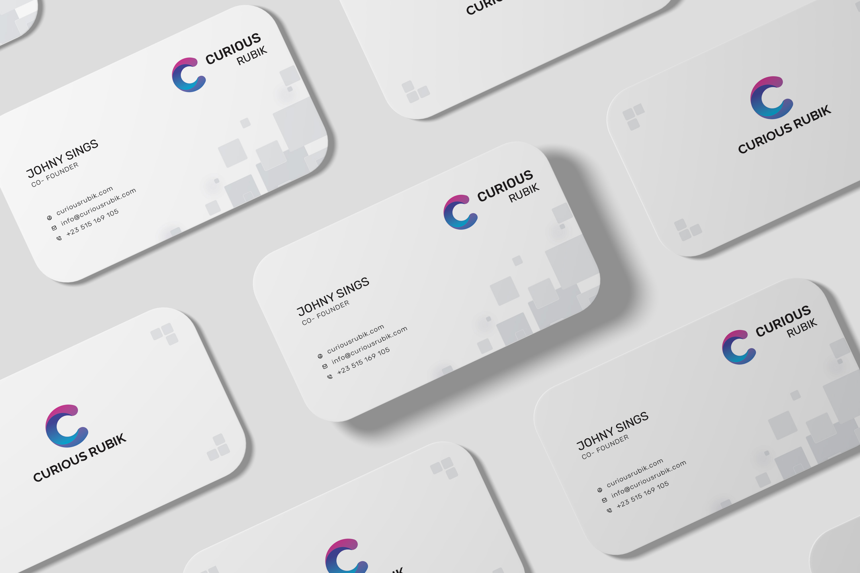 Creative Business Card for your stylish business.
