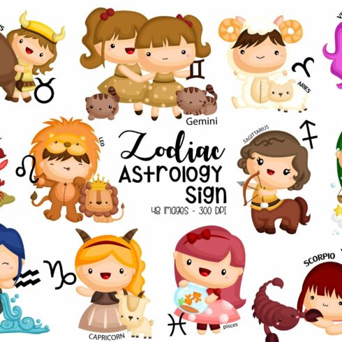 Zodiac Astrology Sign Clipart – MasterBundles