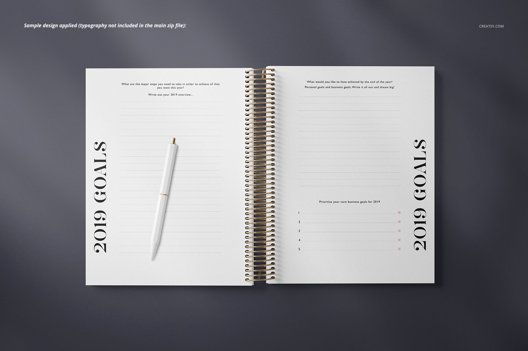 Stylish notebook for the big dreams.