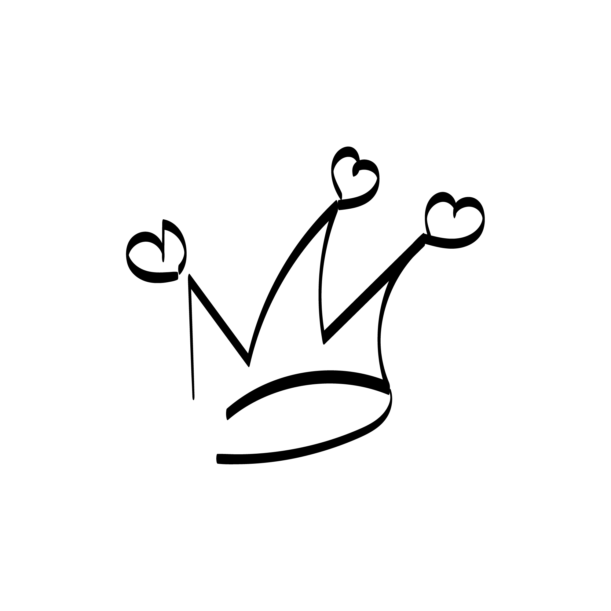 11 Hand Drawn Doodle Crowns.