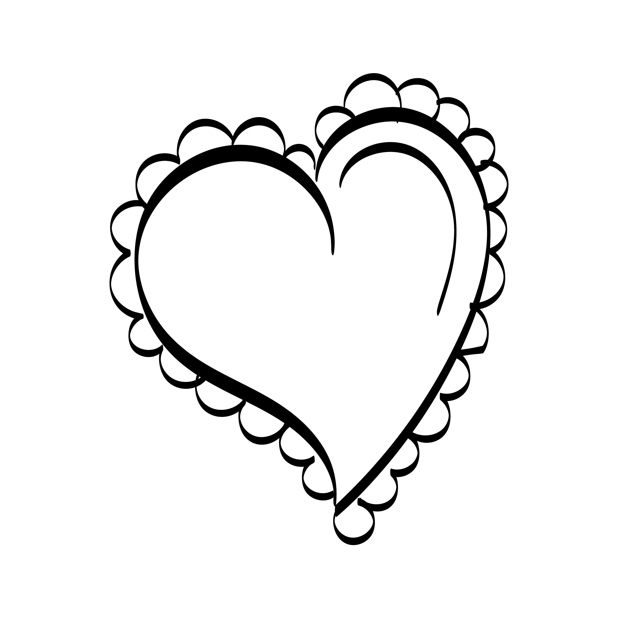 Nice Hand Drawn Heart preview image.