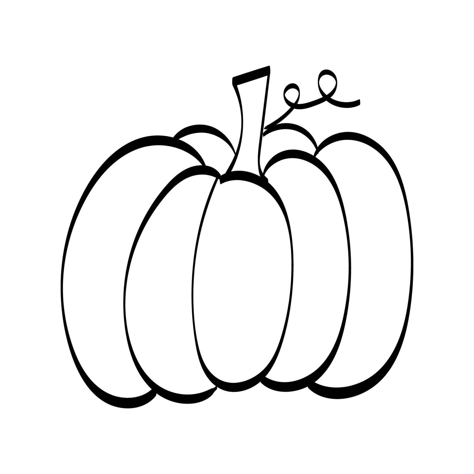 10 Simple Pumpkin Line Drawing - Only $5 - Masterbundles