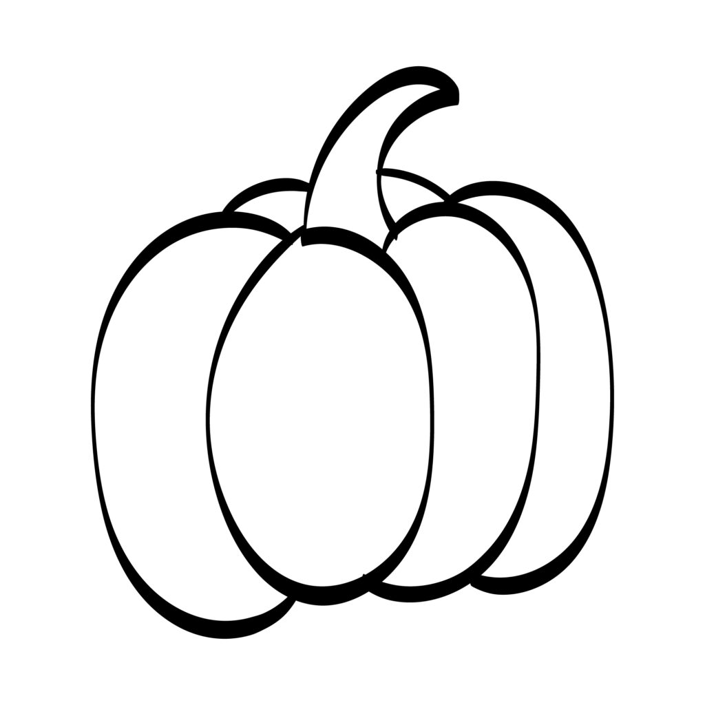 10 Simple Pumpkin Line Drawing - Only $5 - MasterBundles