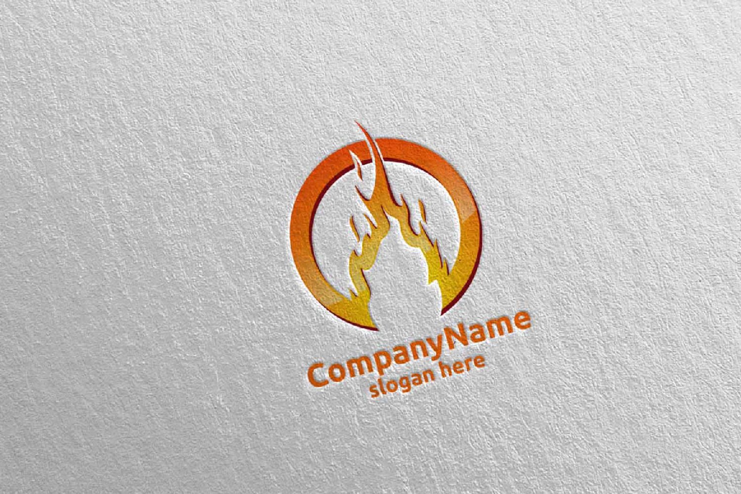 Cover image of 3D Fire Flame Element Logo Design.