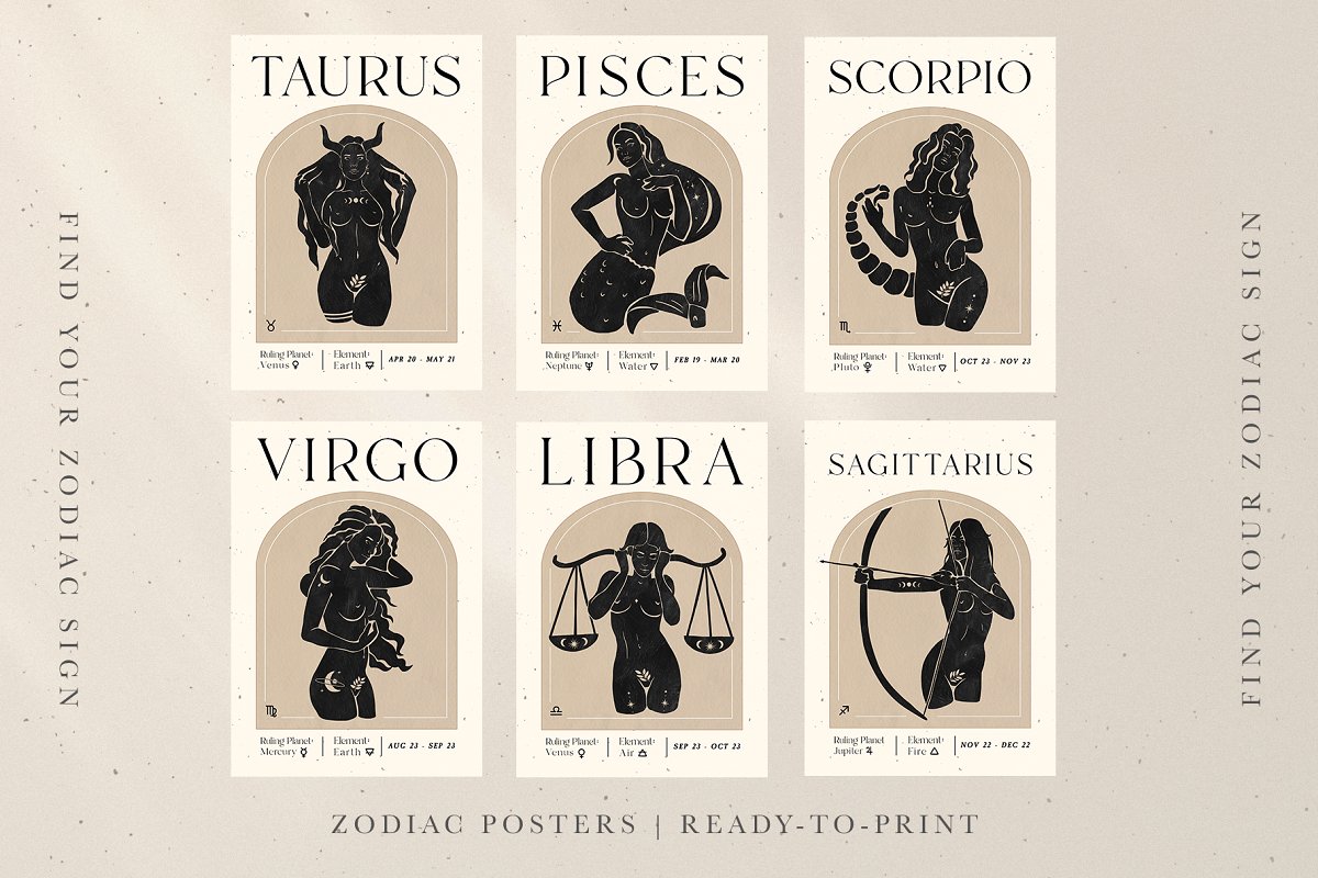 Find your own zodiac sign.