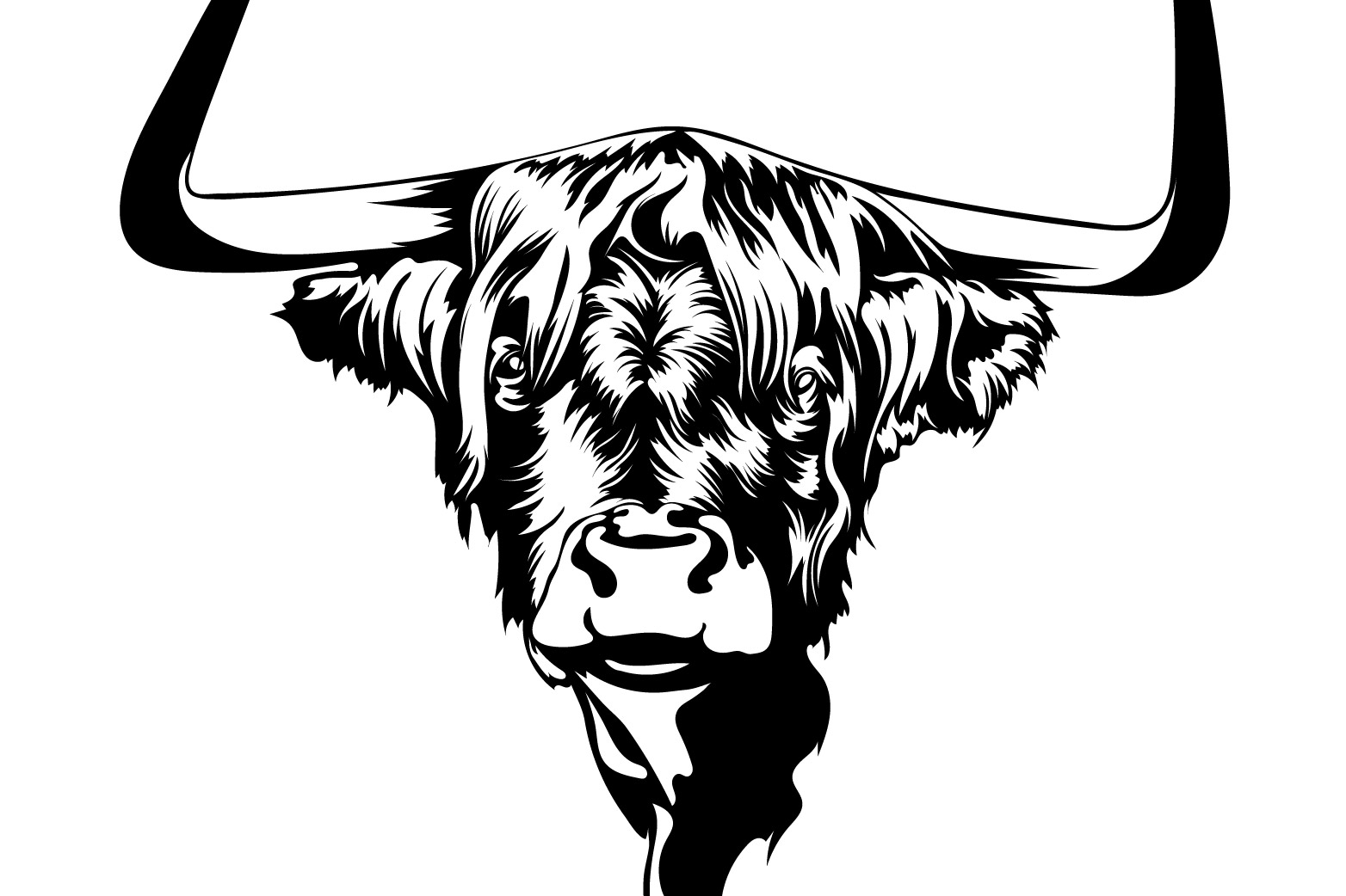 Cow SVG Design preview.