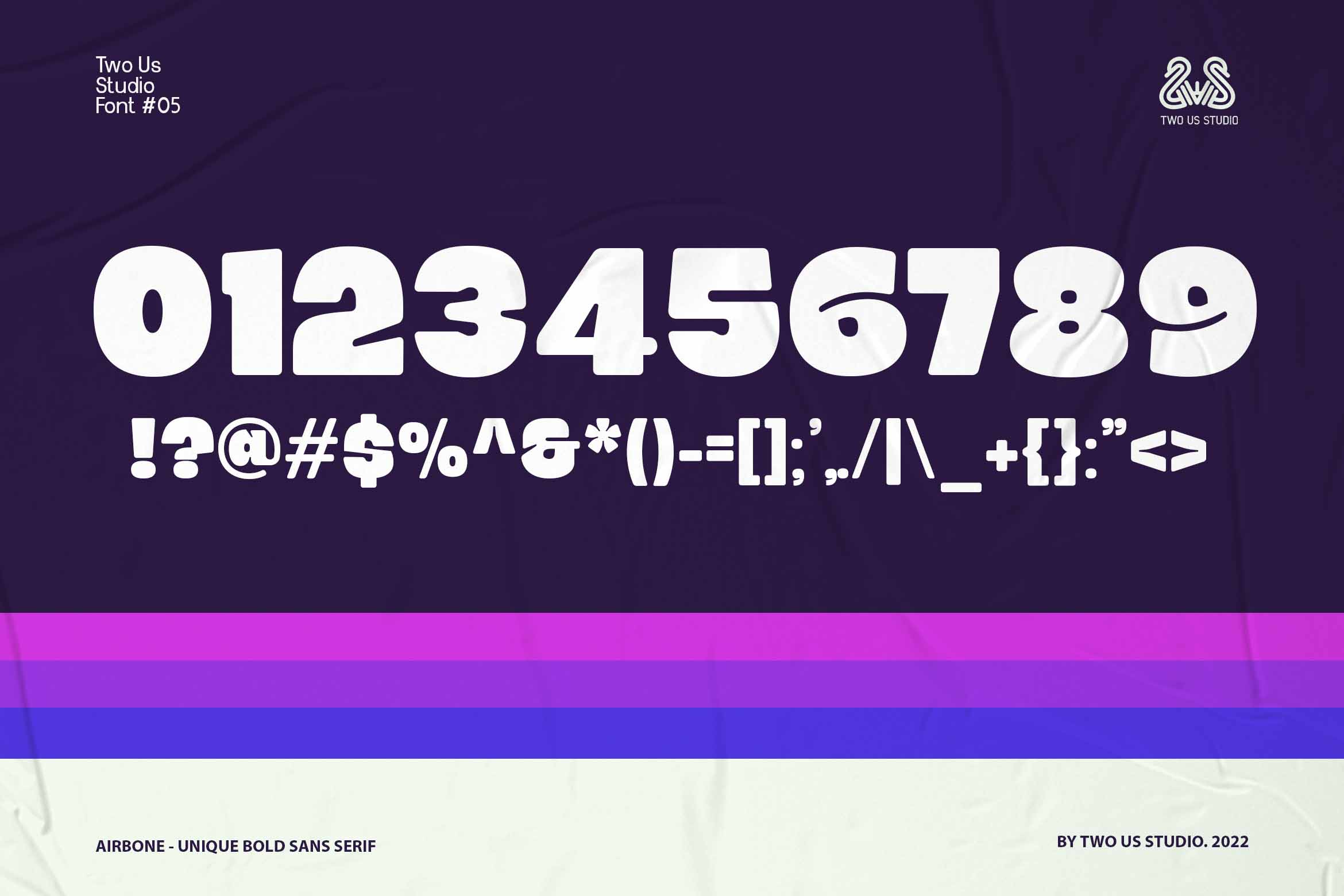 An image with numbers showing off the beauty of the font.