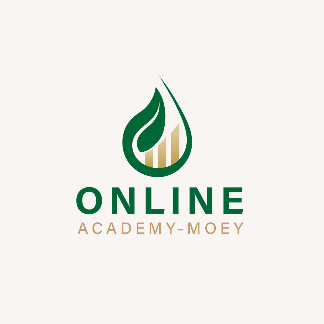 Green title with gold academy lettering.
