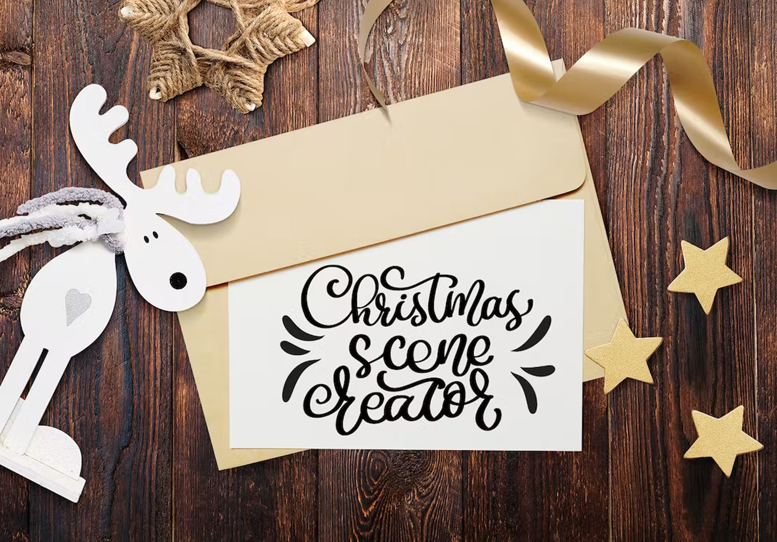 Christmas Lettering Bundle preview image.