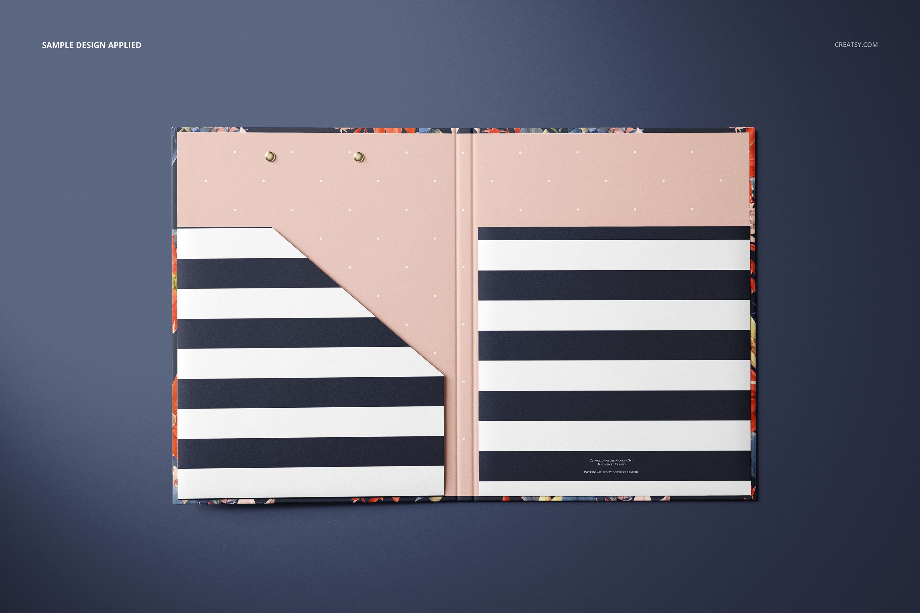 Modern notebook design for your purposes.