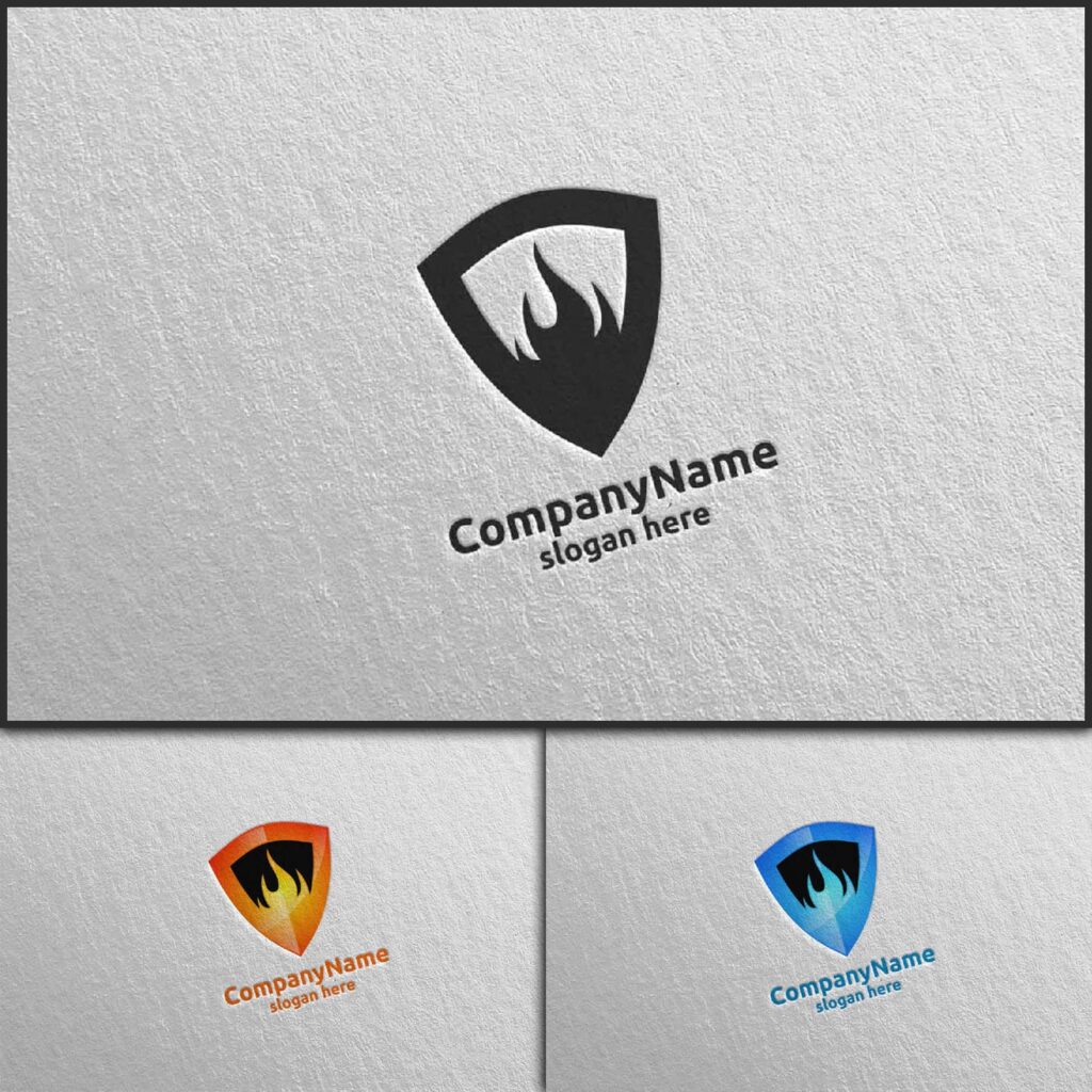 3D Fire Flame Element Logo Design 8 – MasterBundles