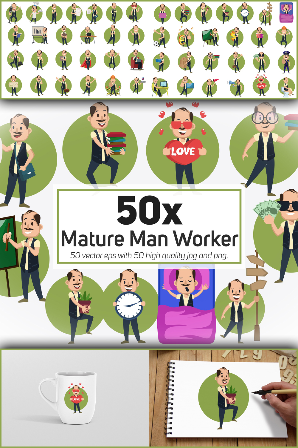 541832 50x mature man worker and businessman collection pinterest 1000 1500 15