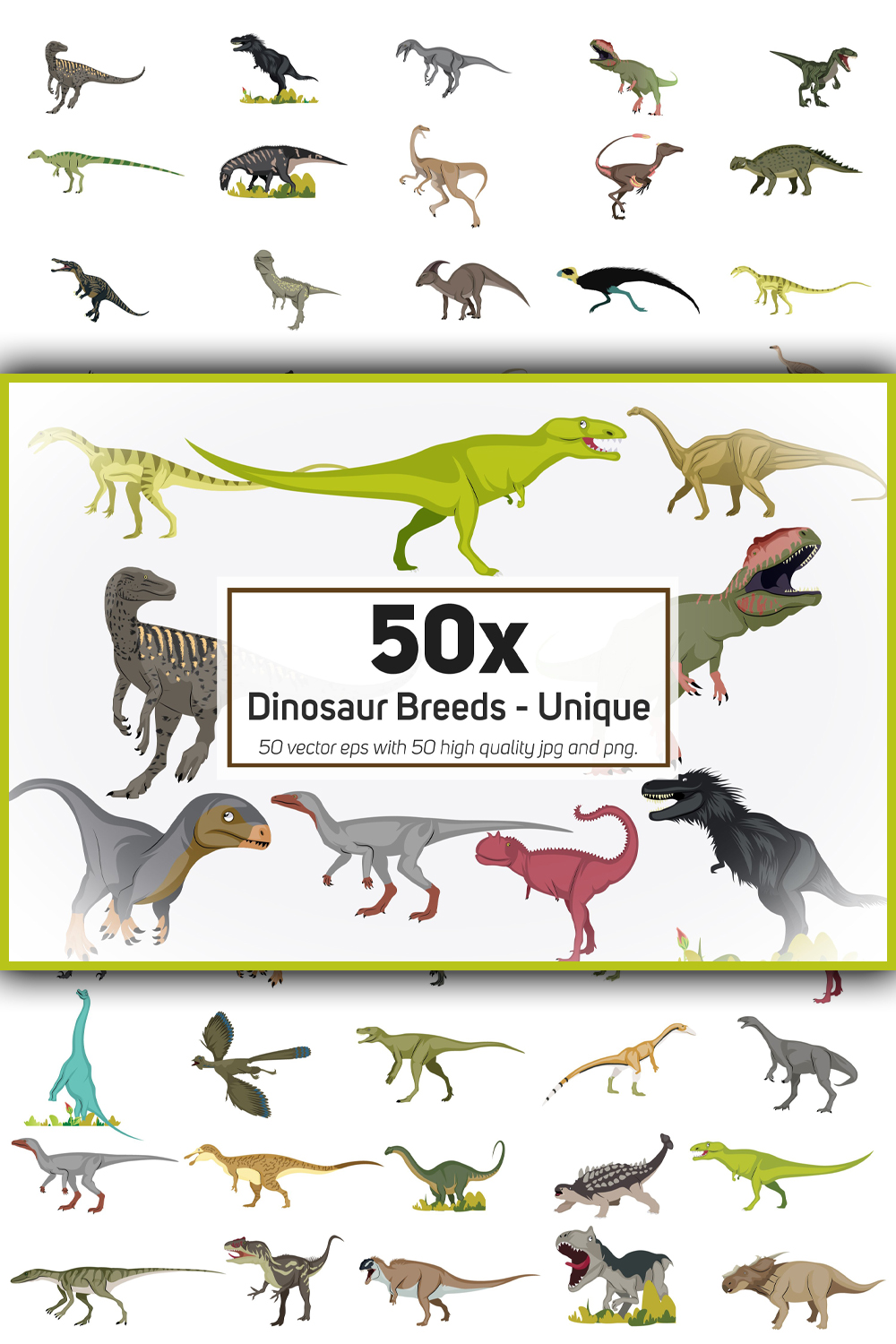 543056 50x dinosaur breeds unique high quality design col pinterest 1000 1500 413