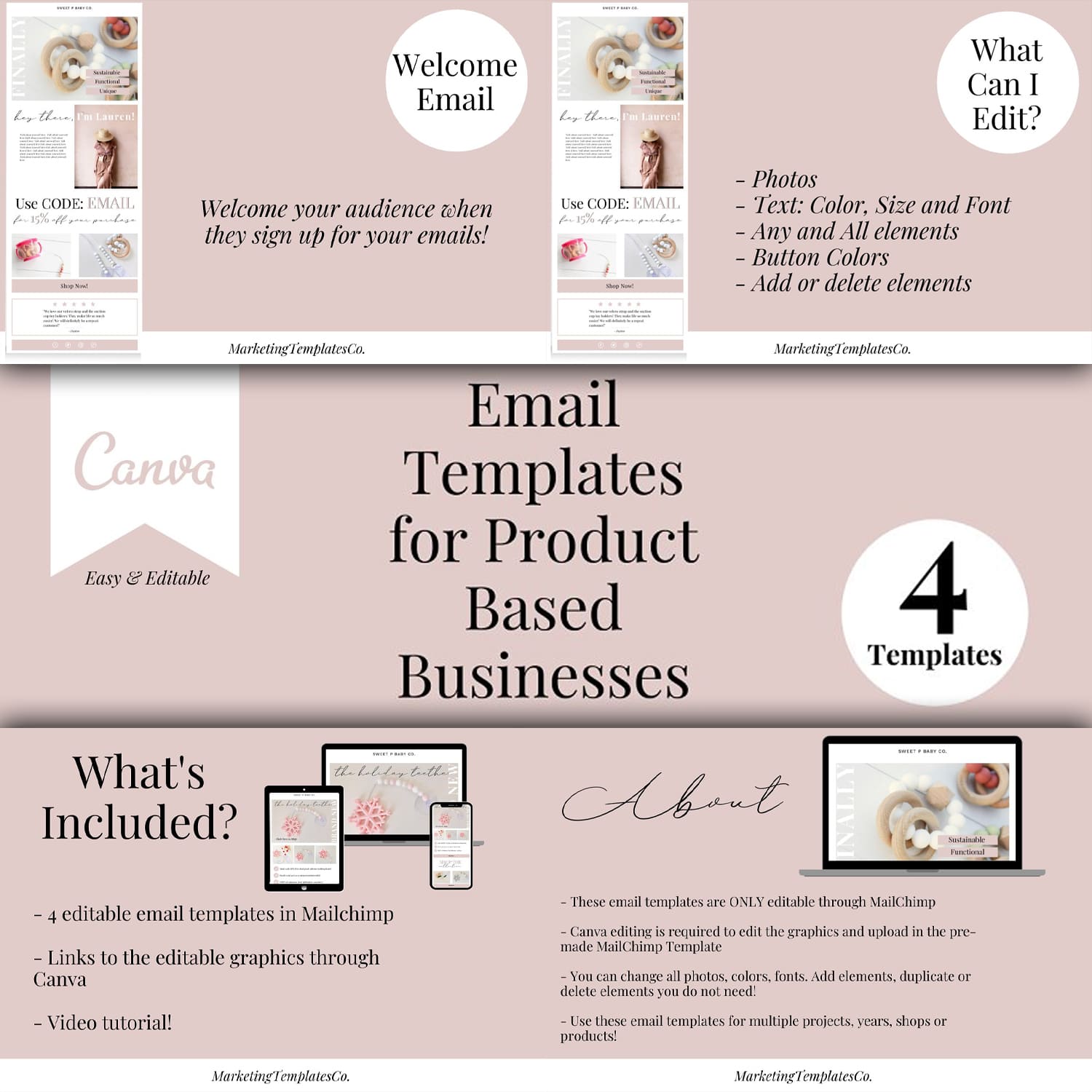 Email Templates For Mailchimp Cover.