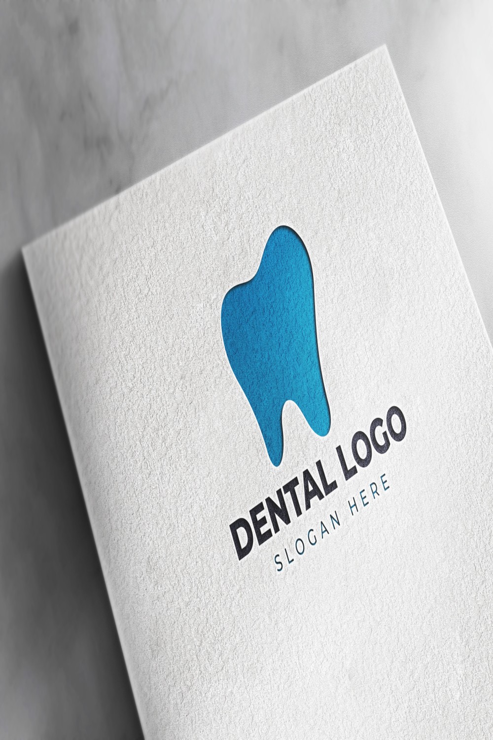 Dental Logo Vector Design Template Pinterest image.