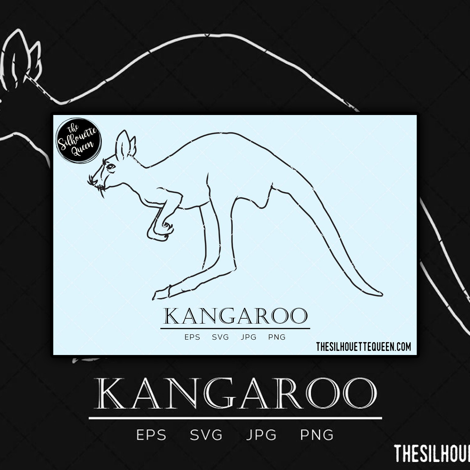 Kangaroo Sketch.