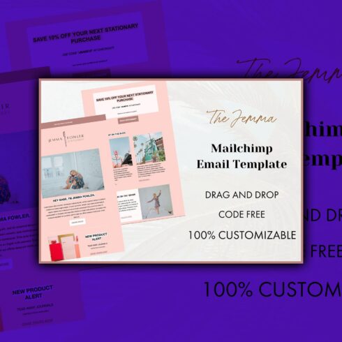 Jemma Mailchimp Email Template.