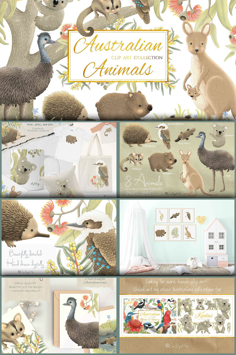 Australian Animals Collection - Pinterest.