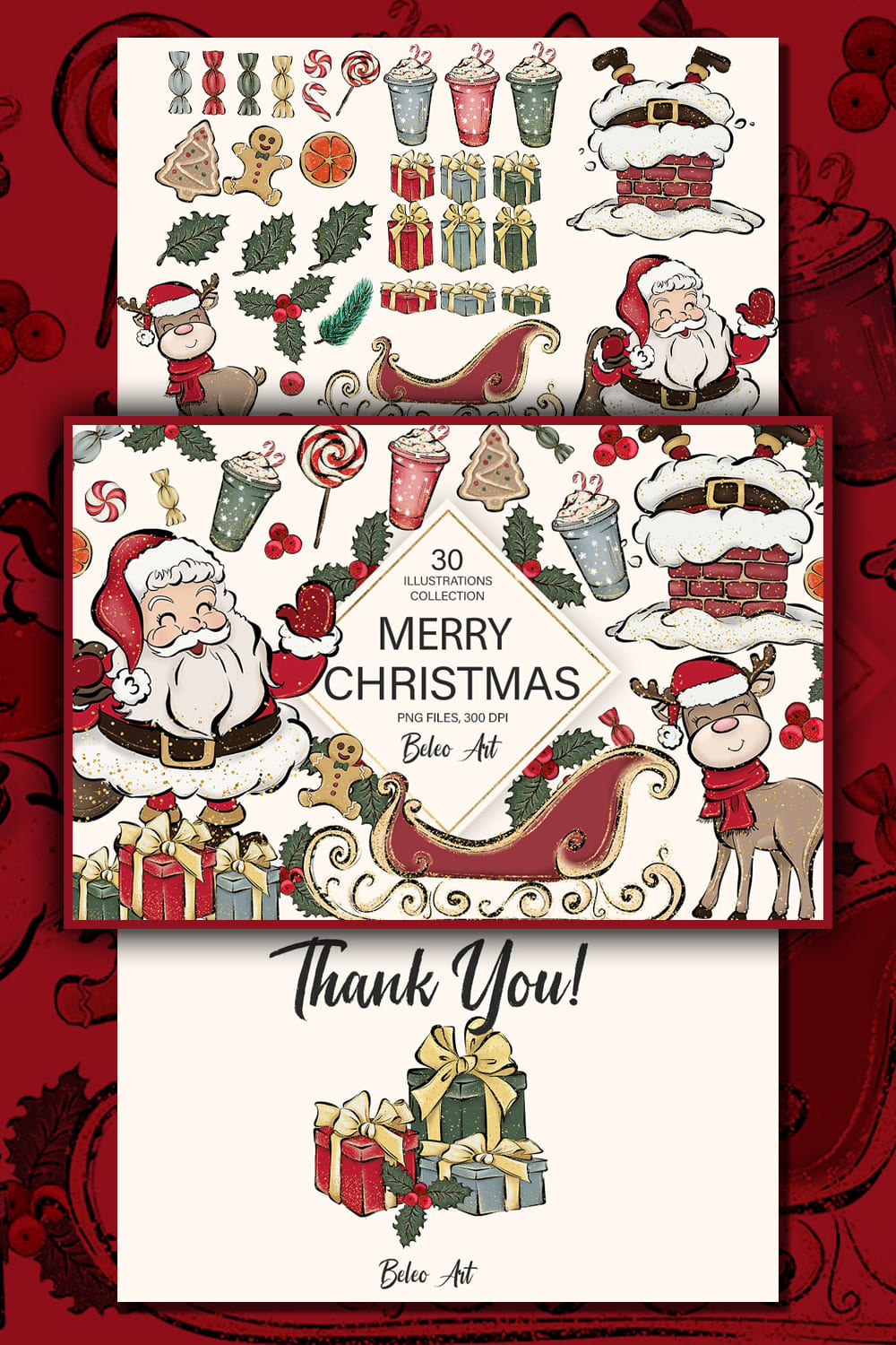 7534953 merry christmas clipart santa claus pinterest 1000 1500 711