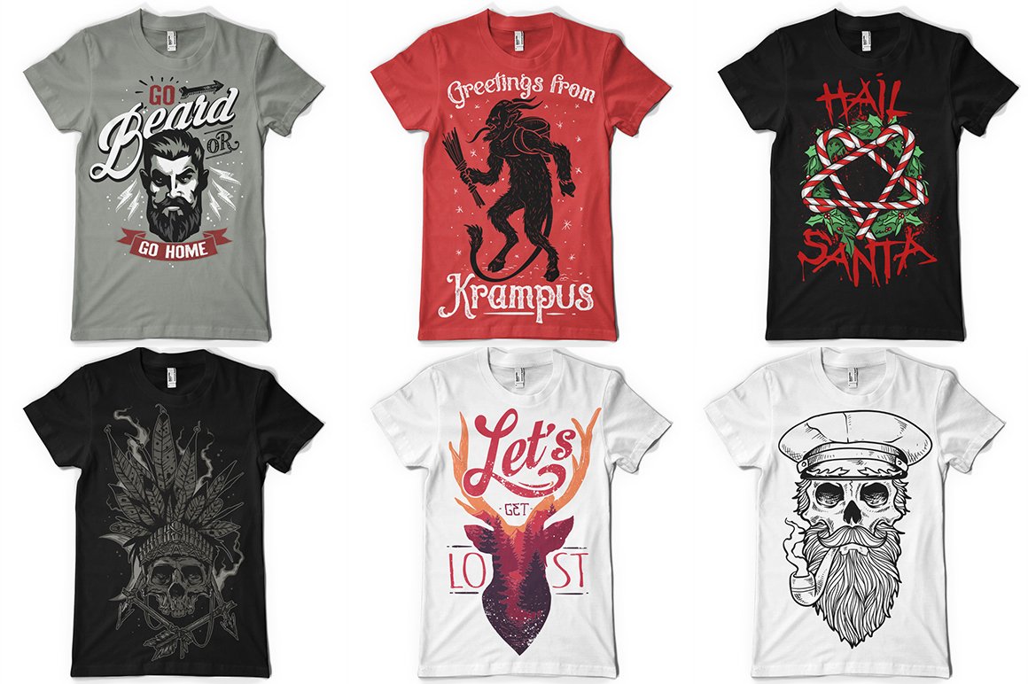 Nice t-shirts collection with the different graphics.