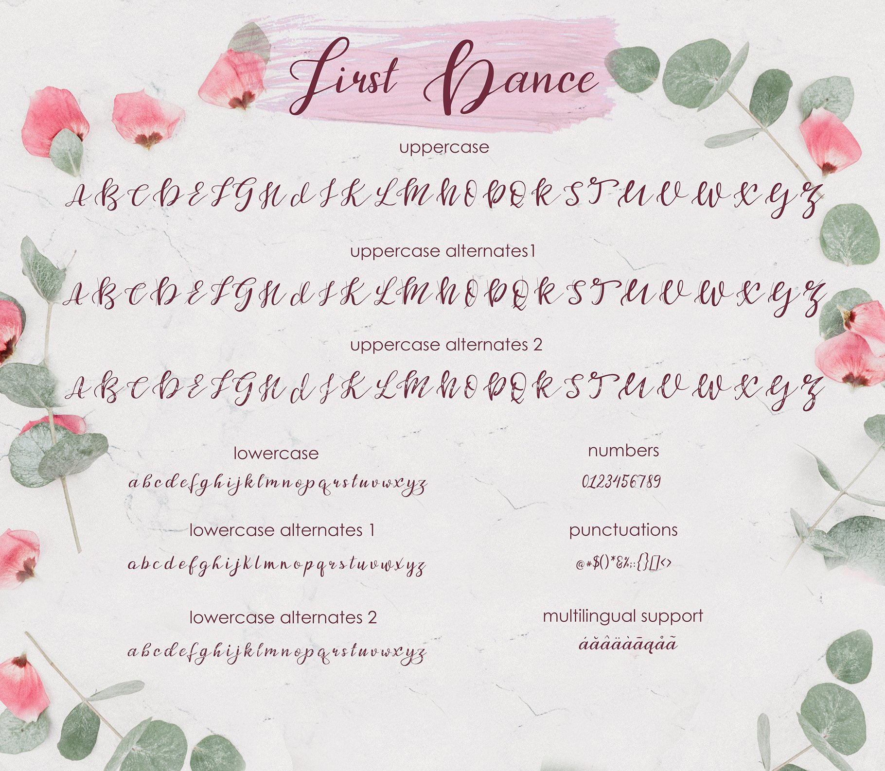 General view of First dance font.
