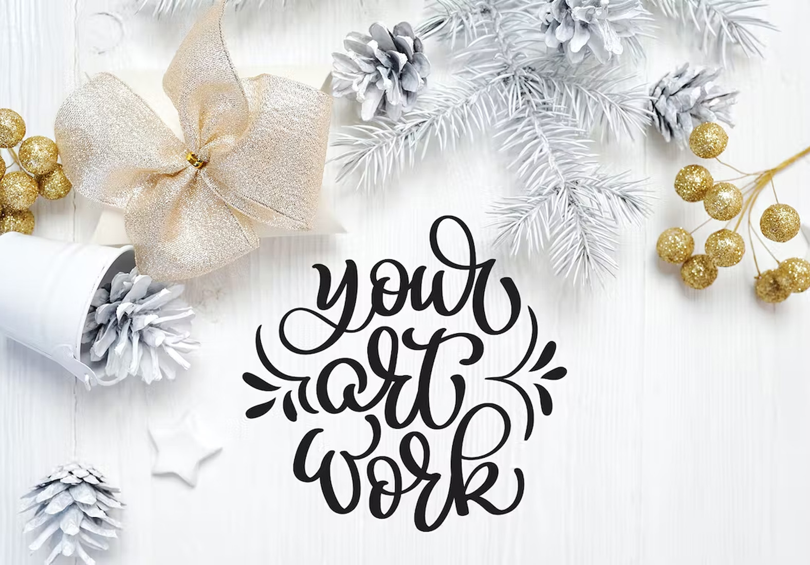 Stylish Christmas Lettering preview image.