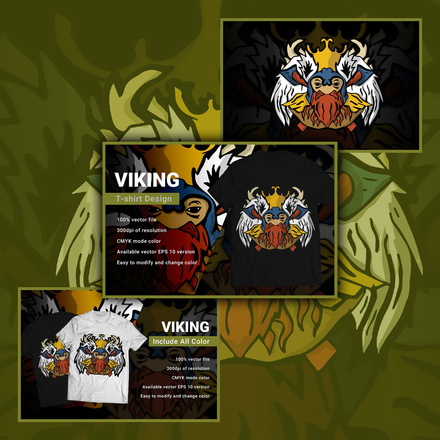 Viking | T-Shirt Design cover.