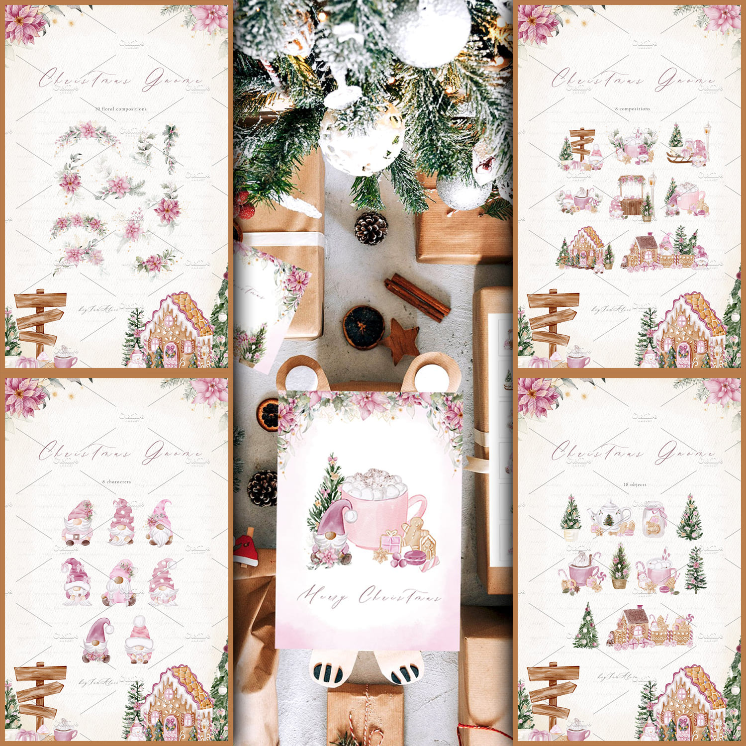 Christmas Gnome Pink cover.