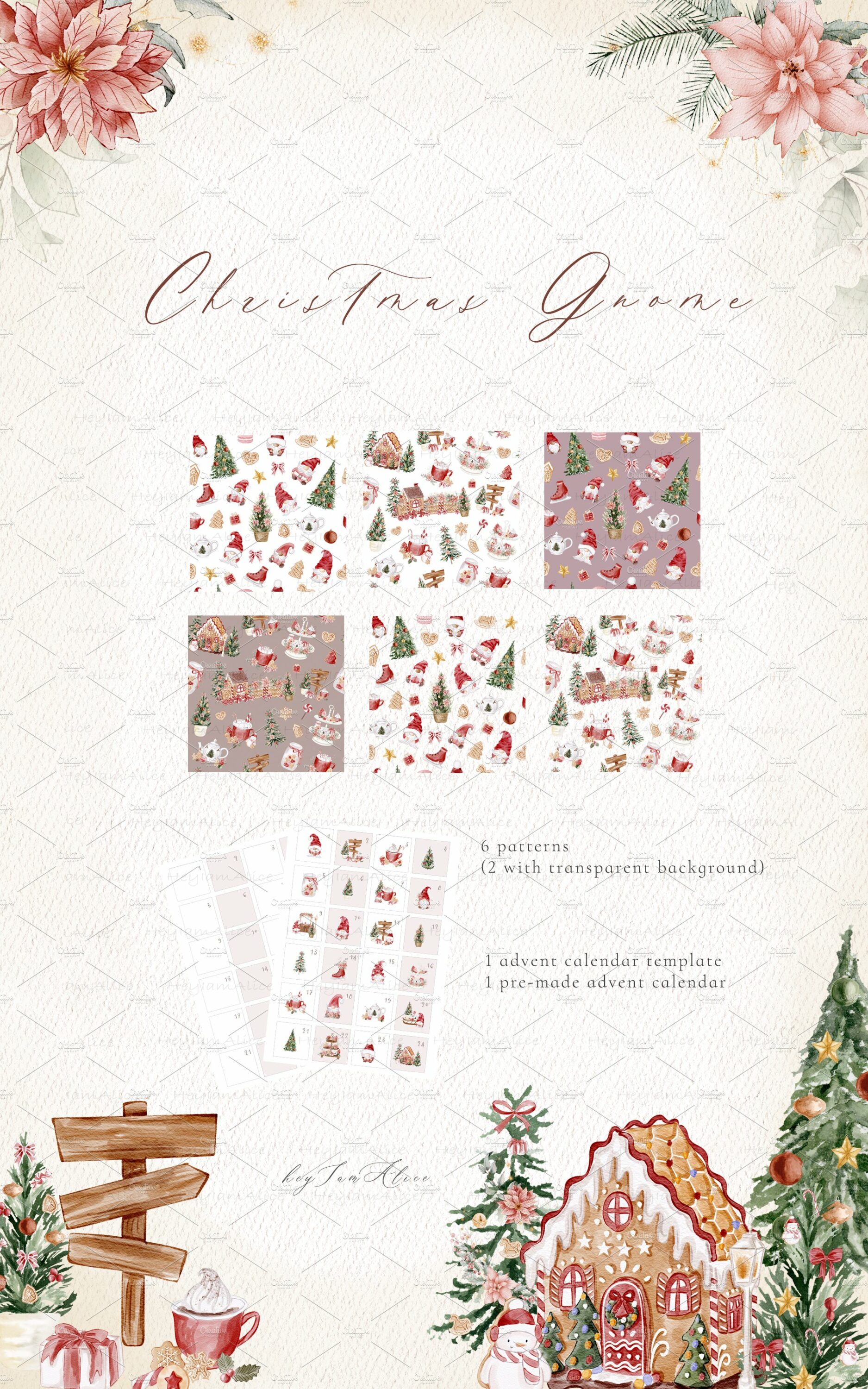 Few of Christmas patterns.