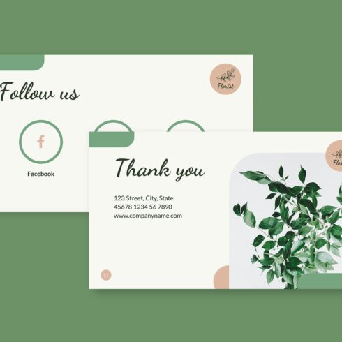 Flower Shop PowerPoint Presentation Template | MasterBundles