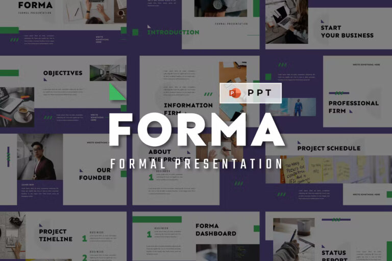 Forma - Formal PowerPoint Template – MasterBundles