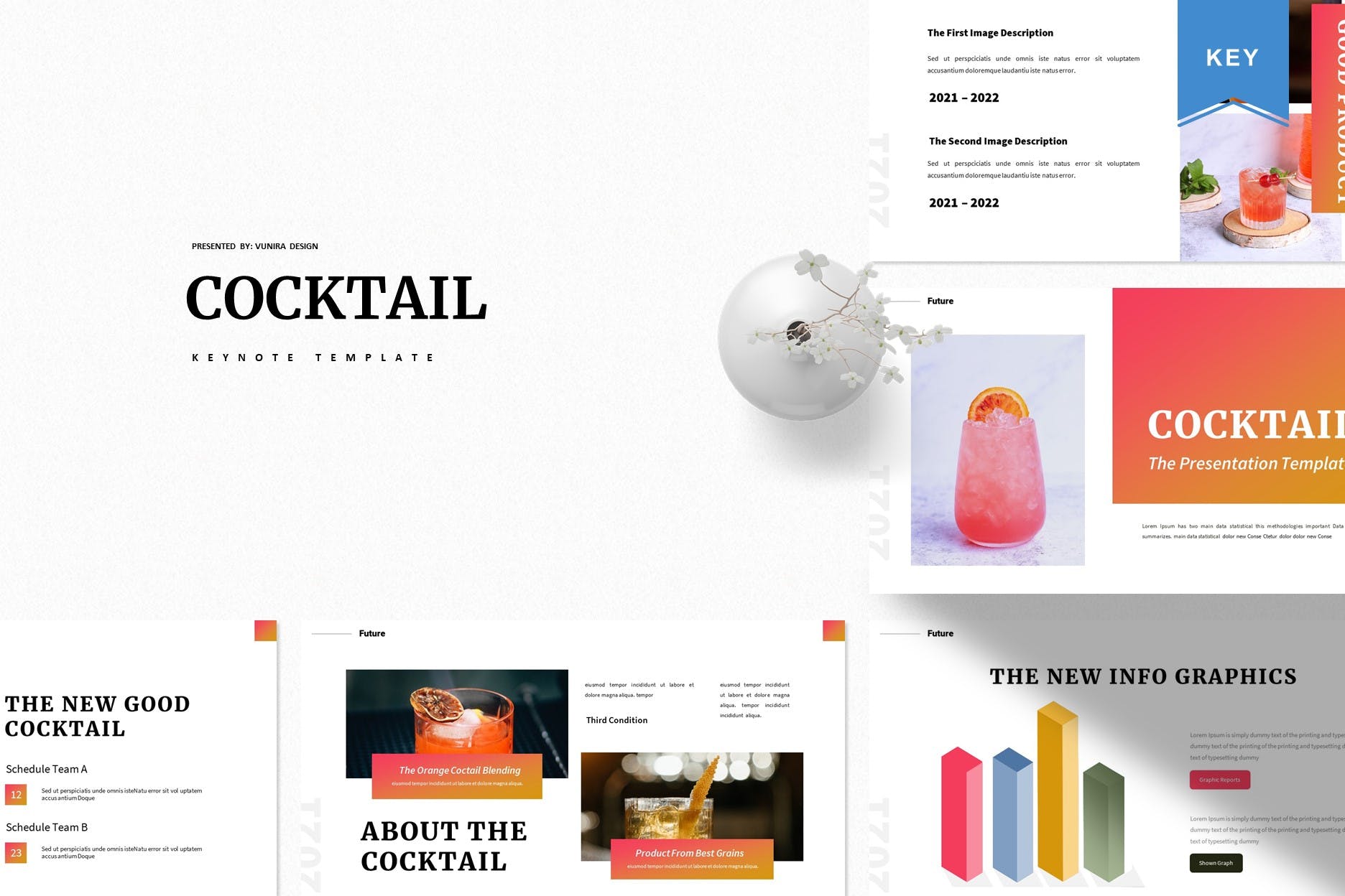 Cover image of Cocktail | Keynote Template.