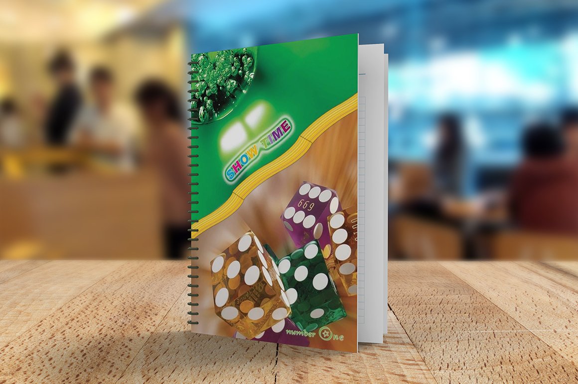 Images of a a5 notepad with an adorable design.