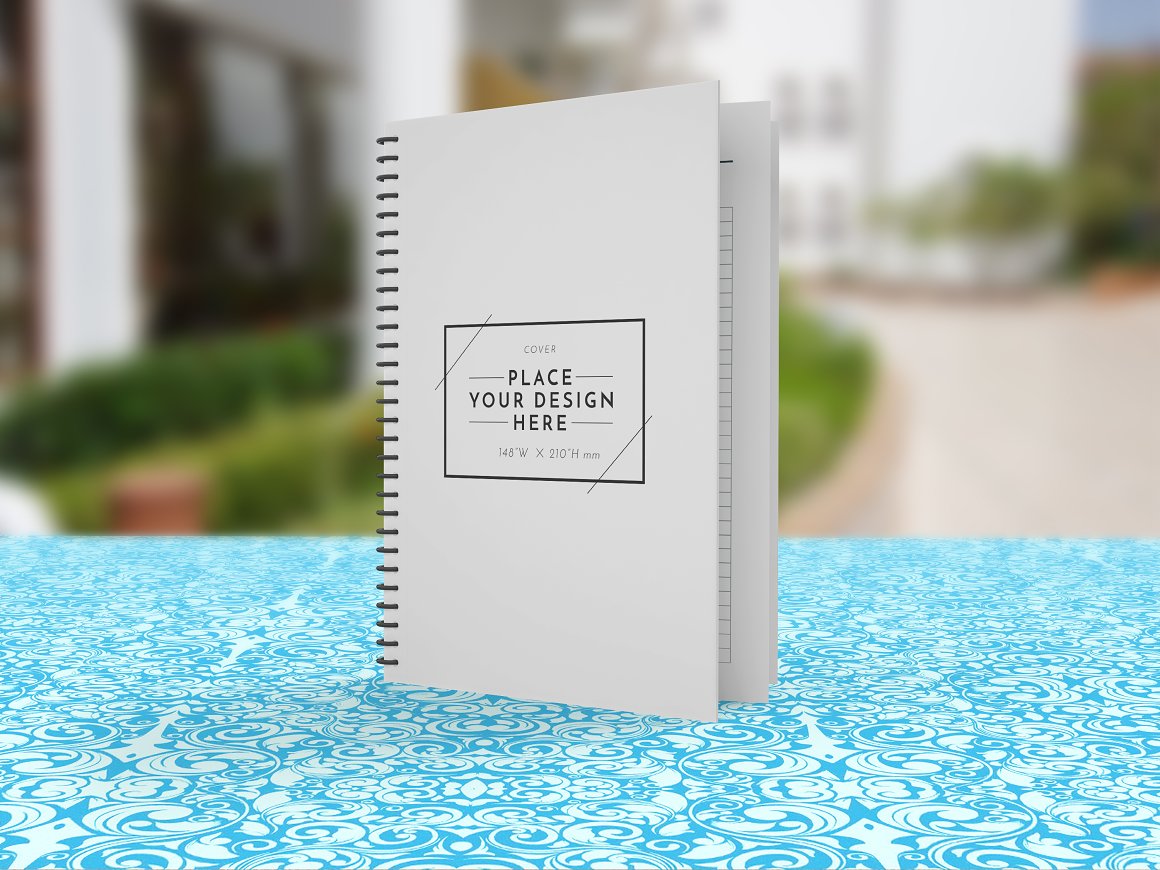 Image of a a5 notepad with an irresistible design.