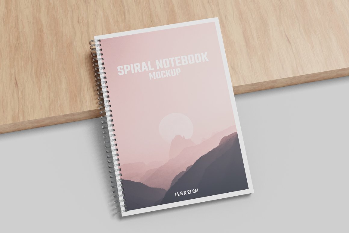 Image of a a5 spiral notepad with an irresistible design.