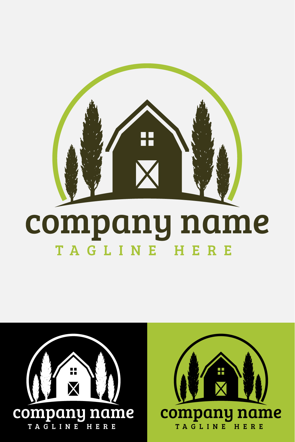 Pinterest image of farm logotypes.