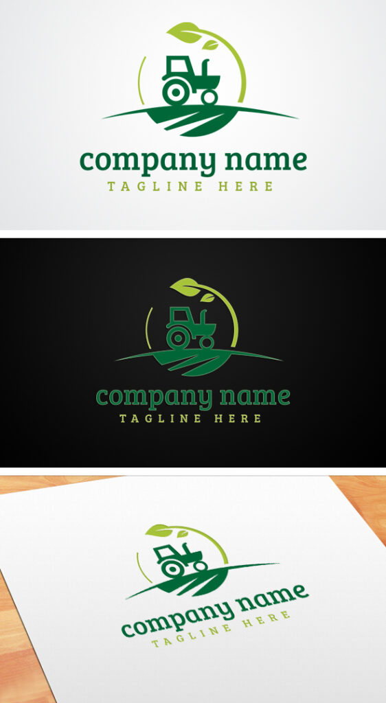 Tractor logo or farm logo template, Suitable for any business related ...