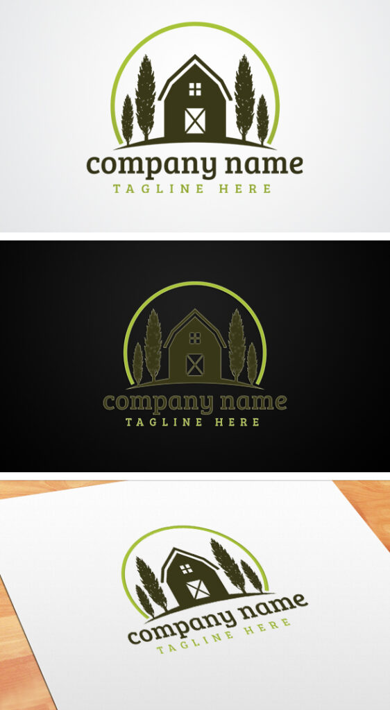Farm House concept logo Template, Agriculture icon sign symbol ...