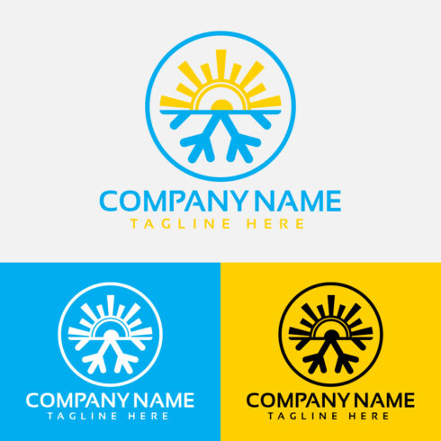 Color variations of the logo.