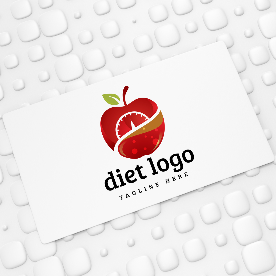 Diet Apple Logo Concept facebook image.